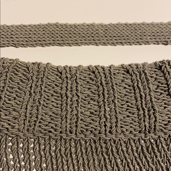 Inhabit Grey Open Draped Back Linen Sweater - Picture 12 of 16